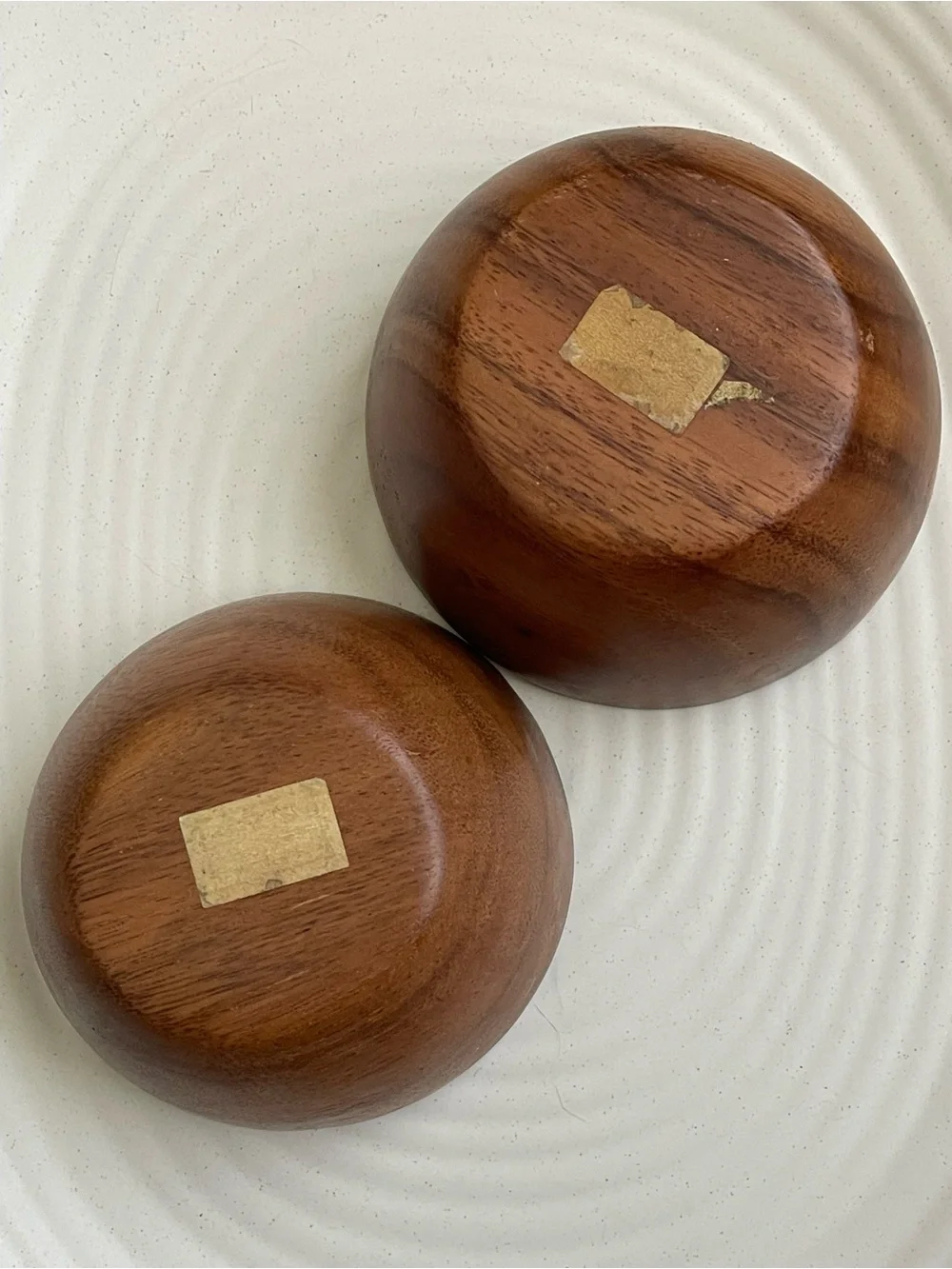 Set of Two Goodwood Teak Bowls MCM